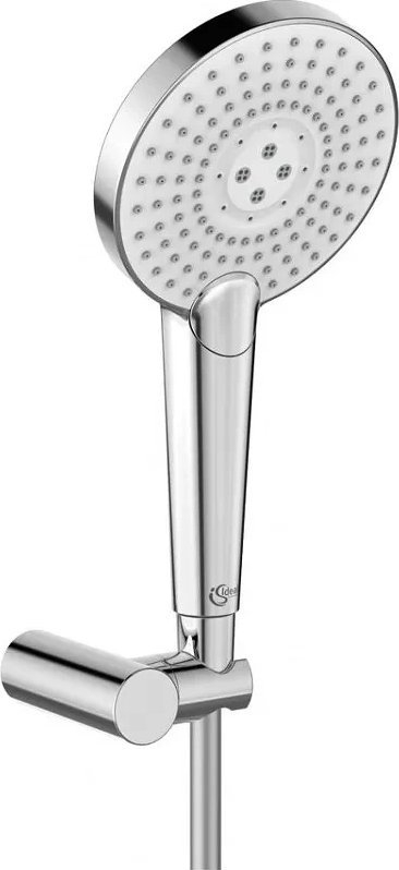 Set dushi dore Ideal Standard Evo Jet Round, 3 mënyra spërkatje, 125 mm, krom