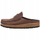 Këpucë mokasine BIRKENSTOCK Naples, lëkurë nubuk, shollë ortopedike, kafe