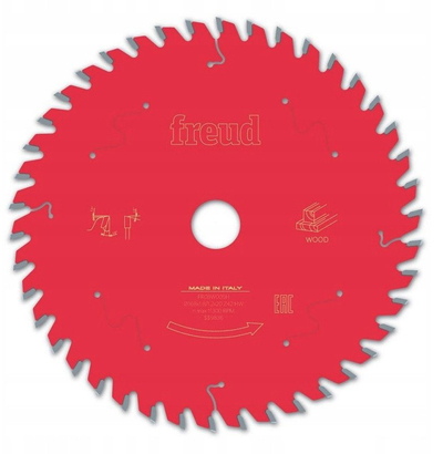 Disk prerës për dru Freud FR08W005H, 168mm, Z42, i kuq