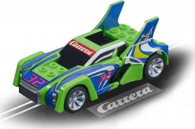Makina garash Carrera GO Build'n Race Truck, për pista Carrera GO, jeshile blu