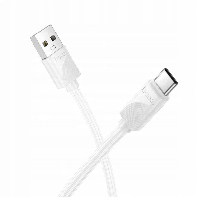 Kabllo USB HOCO X114, Type C, 1m, 3A, e bardhë