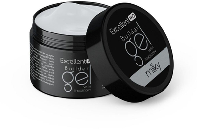Xел за изградба на нокти Thixo Milky, LED UV, 15g, млечна боја