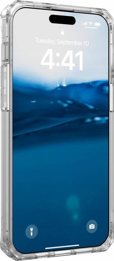 Kapak telefoni Urban Armor Gear PLYO, për iPhone 15 Pro 6.7", kundra rënieve, transparent