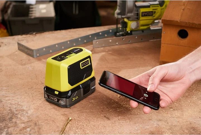 Блутут безжичен звучник Рјоби 18V ONE+, мини, верзија bare tool, зелен