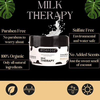 Maskë flokësh Milk Therapy Creamy Hair Mask White, rigjeneruese, 250 ml