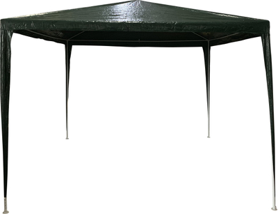 Pavijon kopshti Okko Arbour Green, 2.9x2.9x2.5 m, prej çeliku, i gjelbër