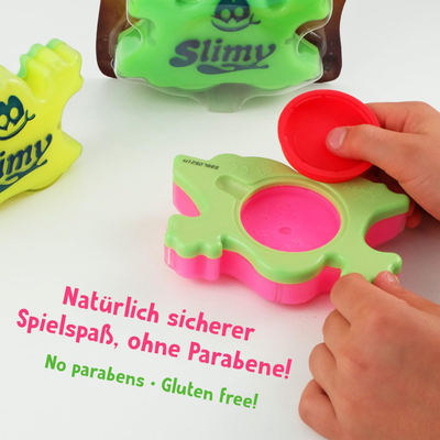 Lodër slime Joker Slimy Mega Elastic, 150 g, neon, shumë elastike