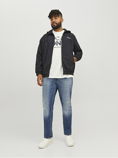 ​Xhaketa për meshkuj Jack & Jones Plus, e zezë