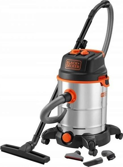 Fshesë industriale Black&amp;Decker BXVC30XTDE, 30L, wet &amp; dry, inox