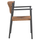 Karrige Ster prej alumini 55,5x53x78Hcm (HM5786.12), bezhë