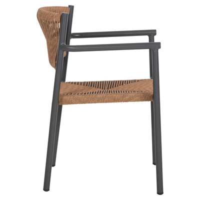 Karrige Ster prej alumini 55,5x53x78Hcm (HM5786.12), bezhë