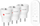Set priza wireless MINI me telekomandë, Schuko 3+1, 2300W, të bardha