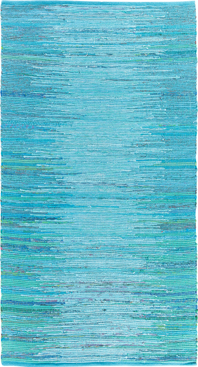 Tepih Zone Rag, pambuk, 160 x 230 cm, blu turquoise