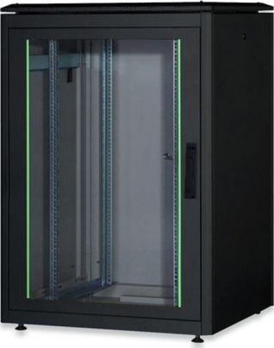 Kabinet rrjeti Digitus Standing Cabinet DN-19 22U-8/8-B-1, 19", 22U, i zi