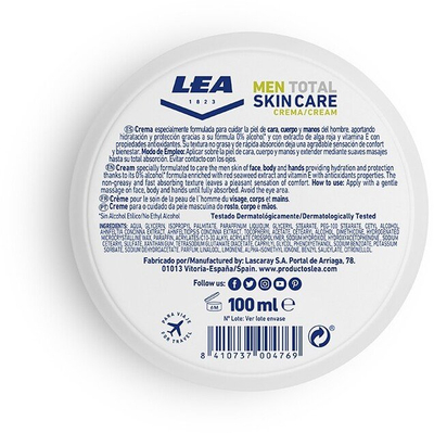 Крем за мажи Lea Man Total Skin, 100 ml