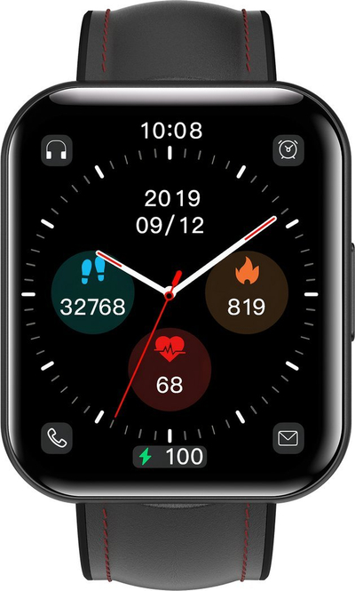 Smartwatch Bemi SmartWatch Exo, ekran 1.91", Bluetooth thirrje, i zi