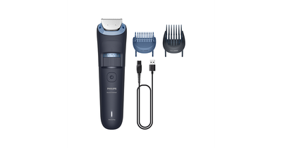 Trymer për mjekër Philips BT3665/15, Beard Trimmer 3000 Series, i errët