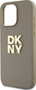 Mbrojtëse telefoni DKNY DKHCP15XPBSWSE, për iPhone 15 Pro Max 6.7", me rrip kyçi, bezhë