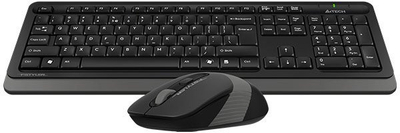 Сет тастатура и глушец А4тек FG1010 Fstyler, безжичен, DPI 2000, сив