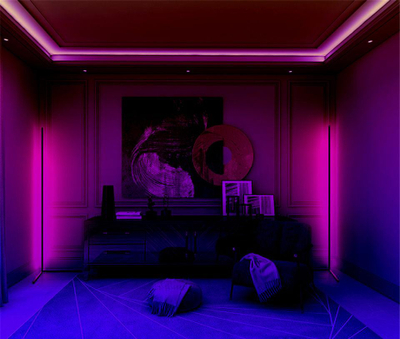 Llambë Mozos LC-RGB LED, e bardhë