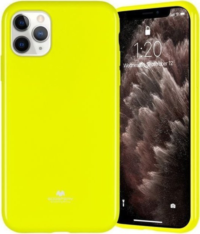 Kllëf telefoni Mercury Fluorescence për Huawei P40 Lite, silikon i butë, lime e verdhë