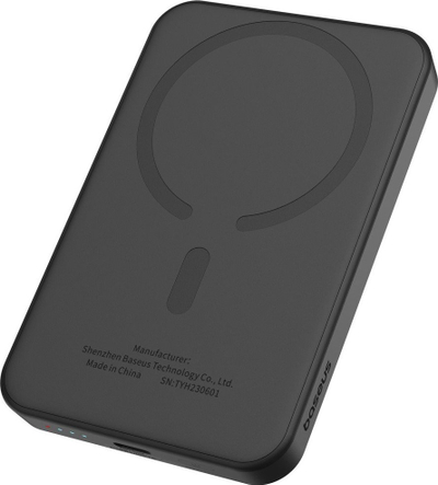 Powerbank Baseus Magnetic Mini, 5000mAh, 20W, црн