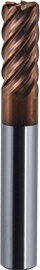 Frezë karbiti FANAR End Mill FI 8.0 R0.5, 8mm, Z6, gri