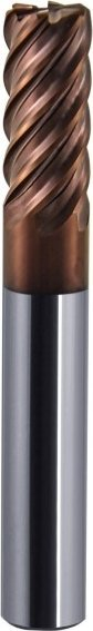 Frezë karbiti FANAR End Mill FI 8.0 R0.5, 8mm, Z6, gri