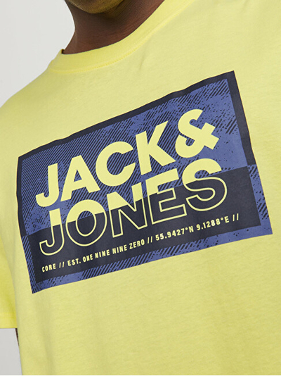 Maicë për meshkuj Jack&Jones Lemon Verbena, e verdhë