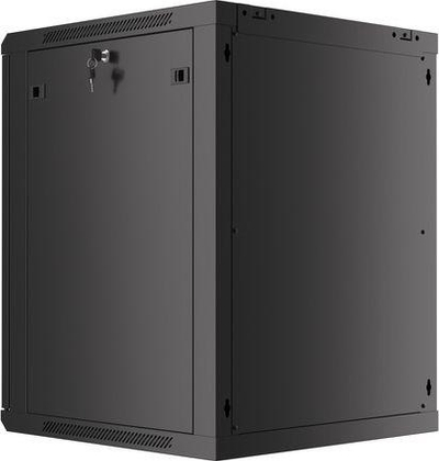 Lanberg WF01-6615-10B 19" Ѕиден Rack Кабинет, 15U, 600x600 mm, Црн