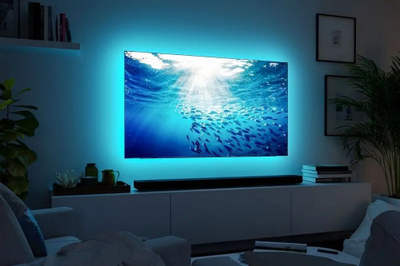 LED shirit Paulmann MaxLED 250 TV 75", RGBW 3000K, 25.5W, argjendtë