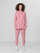 Bluzë me kapuç 4F H4Z22 BLD352, Regular Fit, me xhep kangur, rozë