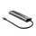 Qendër USB-C Halyx, 5 porte, 100W PD, e argjendtë
