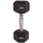 Hantel Eb Fit Rubber Coated, 6 kg, gjashtëkëndore, e zezë