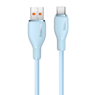 Kabllo karikimi Baseus Pudding, USB në USB Type C, 100W, 2m, blu