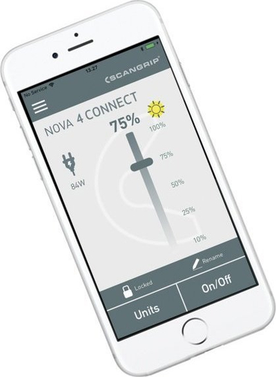 Reflektor pune LED Scangrip CONNECT NOVA 4, 4000 lumen, IP65, pa bateri