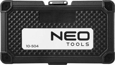 Set treguesi ndezjeje NEO Tools për motorçikleta, me adaptera 10 mm edhe 14 mm, në kuti plastike të zezë