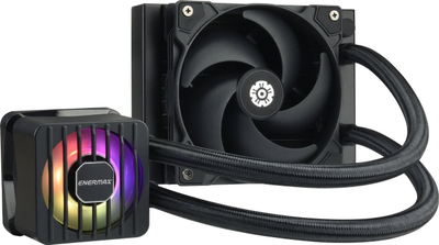Ftohës procesori me ujë Enermax LIQMAXFLO SR, 120 mm, ARGB, i zi