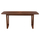 Tavolinë ngrënieje Riner HM9745, MDF me veneer arre, 180x90x76 cm, ngjyrë arre e errët