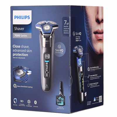 Rroje elektrike Philips S7887/55, 3 tehe, e rikarikueshme, gri