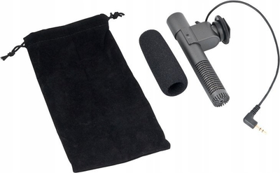 Mikrofon për kamera JJC Mic-1, electret condenser, kardioid, i zi