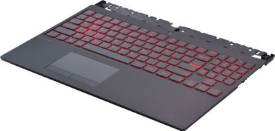 Mbulesë tastiere Lenovo 5CB0R40192, me touchpad, me drita, e zezë me të kuqe