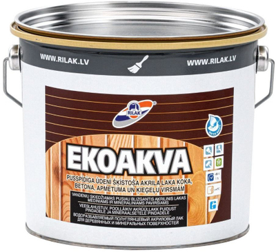 Llak akrilik Rilak EkoAkva 5451030, 2.7L, me bazë uji