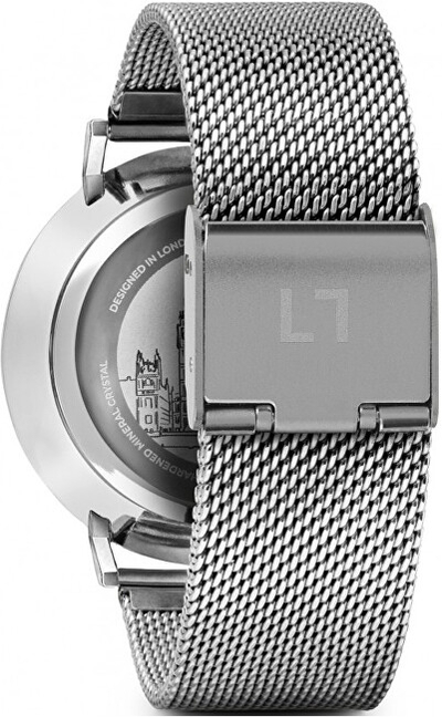 Orë dore Millner Mayfair Silver Black, 36 mm
