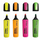 Set markerash me bojë fluoreshente Keyroad KR972163, 4 copë, shumëngjyrësh
