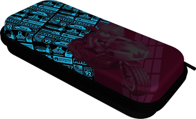 Kuti udhëtimi PDP Travel Case Plus GLOW Grand Prix Peach, për Nintendo Switch, rozë