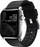 Rrip për Apple Watch Active Band Pro, 46mm 49mm, lëkurë sportive, argjend me të zi
