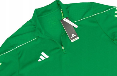 Bluzë sportive Adidas Tiro 23 Training Top IC7879, për meshkuj, me zinxhir të shkurtër, blu