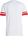Bluzë sportive adidas Squadra 25 M JG5829, Aeroready, poliester i riciklu, e bardhë