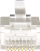 Konektor rrjeti LogiLink MP0070 RJ45 Cat.6A, 10 Gbps, ngjyrë argjendi